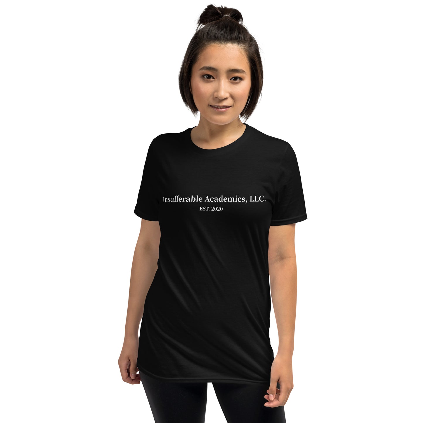 "The Vintage Tee" by Insufferable Academics LLC (Black)
