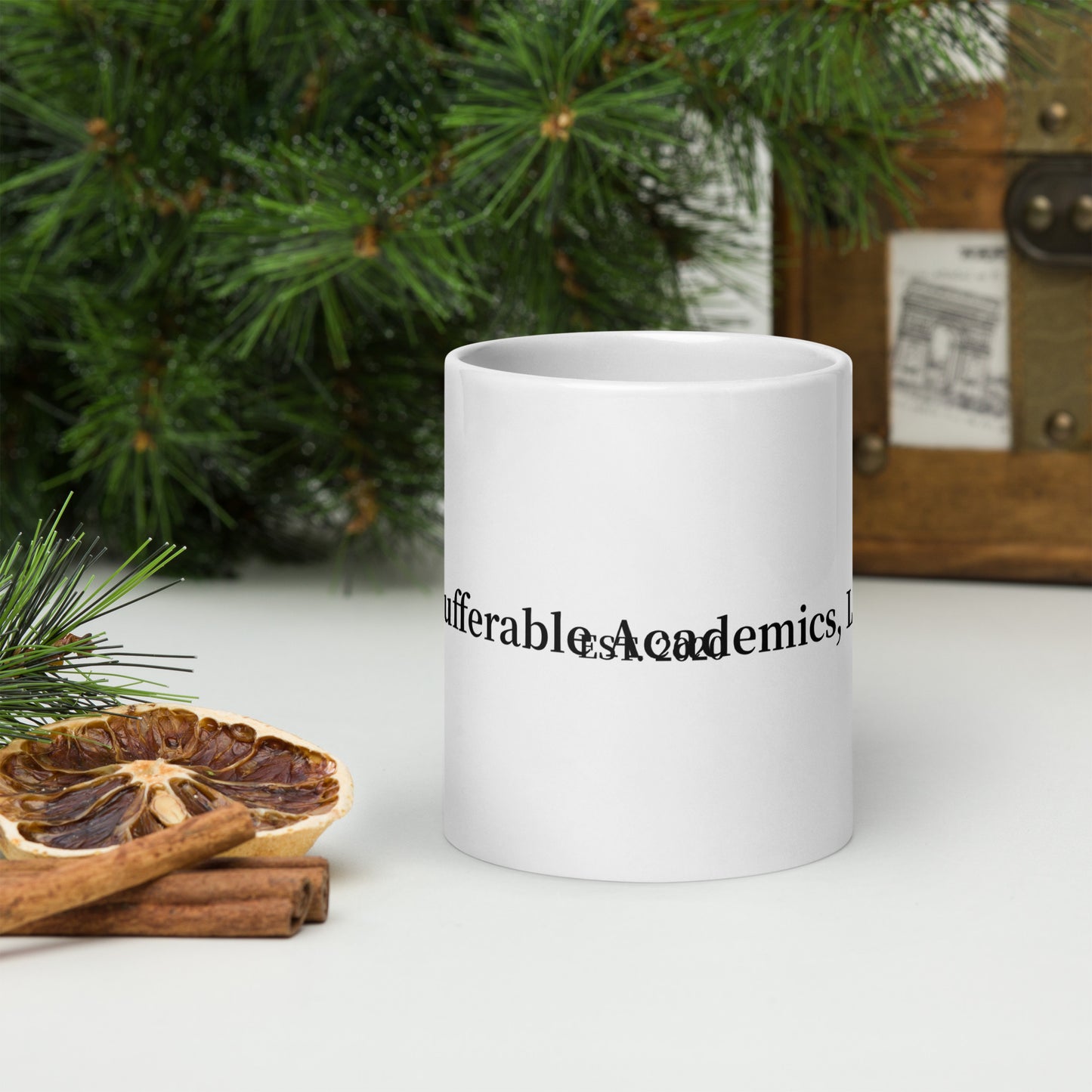"Conversations that Matter" - The IA Apparel White glossy mug