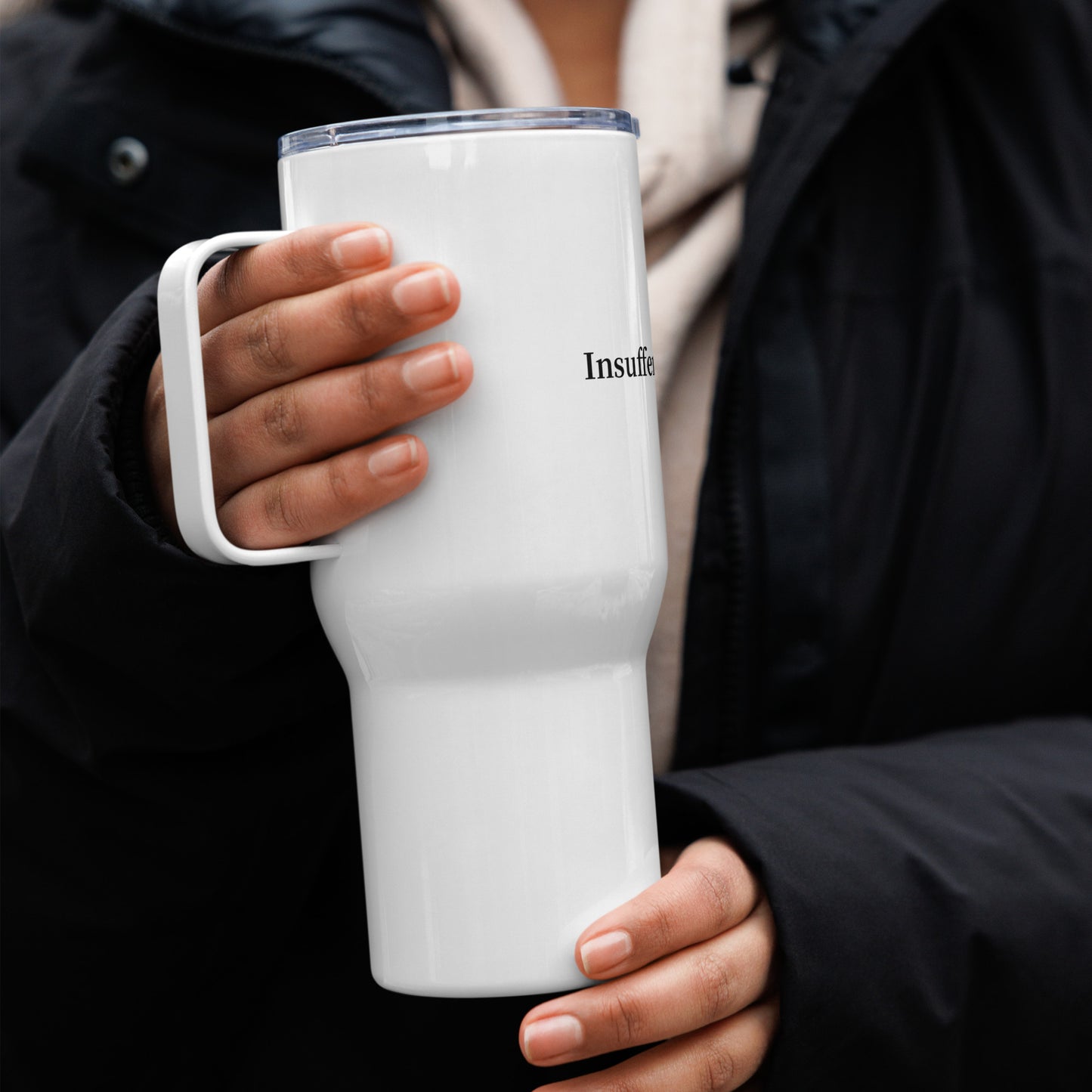 The "In the Pursuit of Knowledge" IA Apparel Travel mug